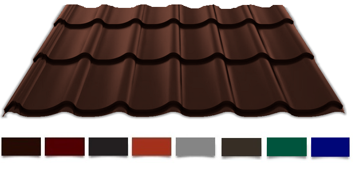 Металлочерепица монтеррей в Бобруйске